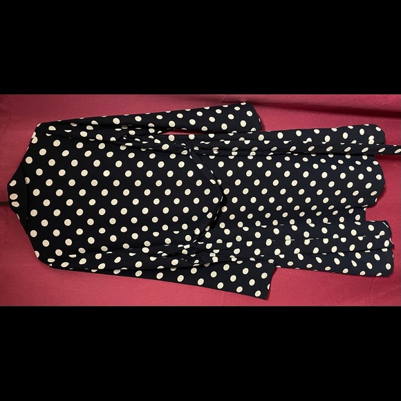 Flaunt That Polka Dot Jacket - Navy - Picture 8 of 8